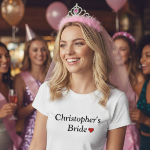 T-shirt Mariage nuptial personnalisé