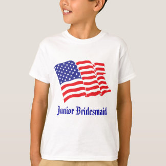 T-shirt Mariage patriotique de la demoiselle d'honneur
