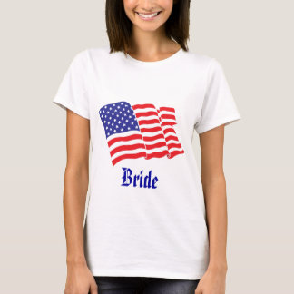 T-shirt Mariage patriotique mariée