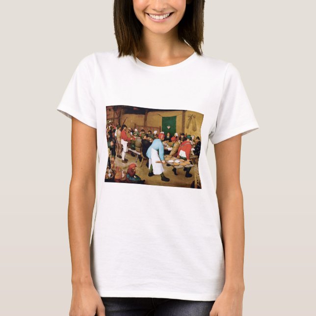 T-shirt Mariage paysan, Pieter Bruegel (Devant)