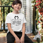 T-shirt Mariage Porteur Bague Noir Cravate Tuxedo Blanc<br><div class="desc">Mariage Porteur Bague Noir Cravate Tuxedo Blanc T-Shirt</div>