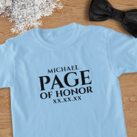 Mariage pour enfants Usher Page personnalisée de T