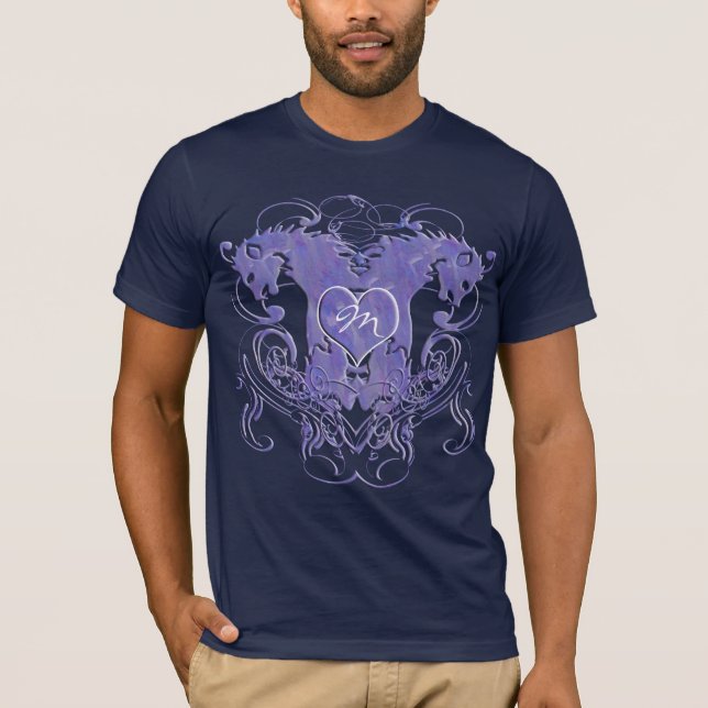 T-shirt Mariage Renaissance Lion Rampant (Devant)