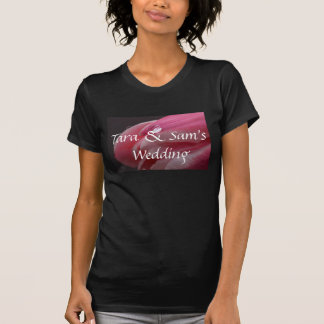 T-shirt Mariage rose Rose Raindrop