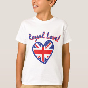 T-shirt Mariage Royal, Amour Royal, Cœur Union Jack