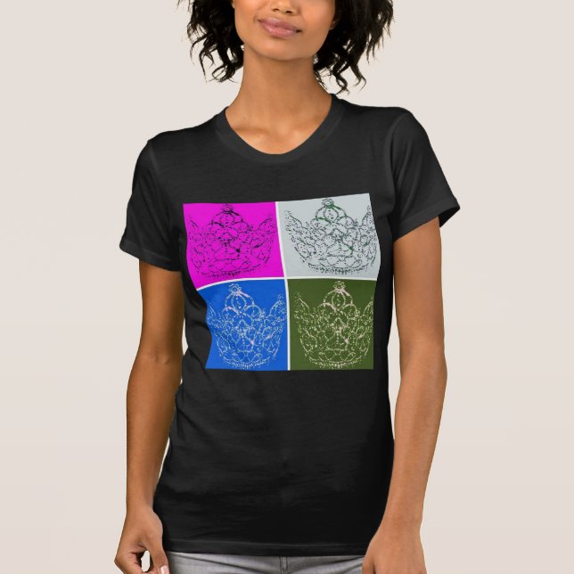 T-shirt Mariage royal/Couronne (Devant)