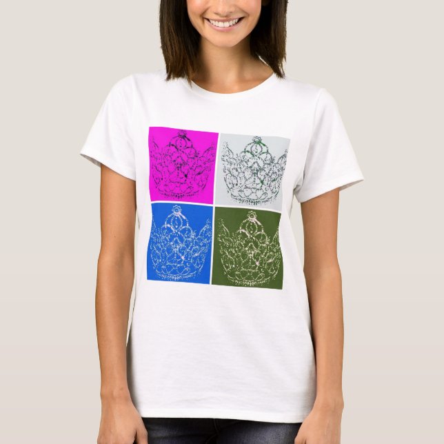 T-shirt Mariage royal/Couronne (Devant)