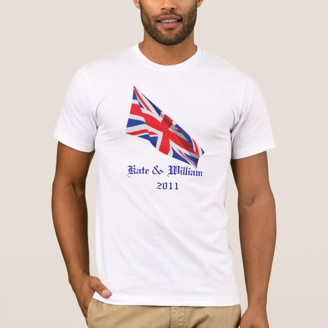 T-shirt Mariage royal /Kate et William (Devant)