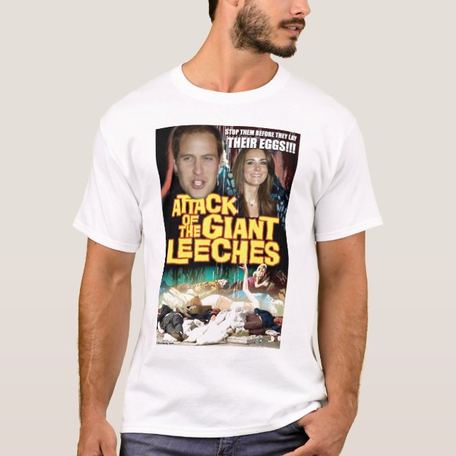 T-shirt Mariage royal/sangsues géantes (Devant)