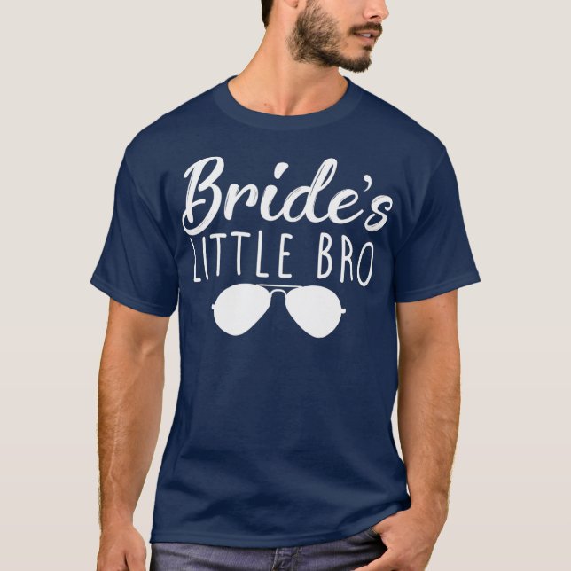 T-shirt Mariage s Brides Little Bro Cool Tee - shirts Homm (Devant)