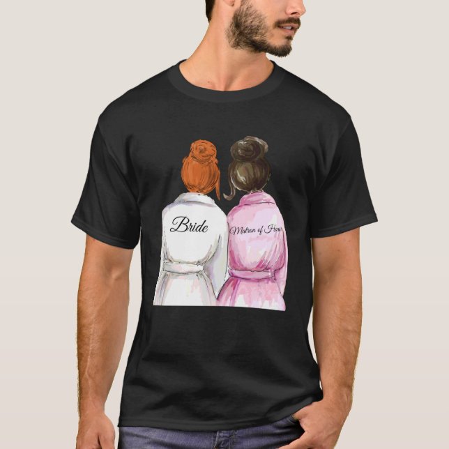 T-shirt Mariage & Shower de mariage  Matrone d'honneur 5 (Devant)