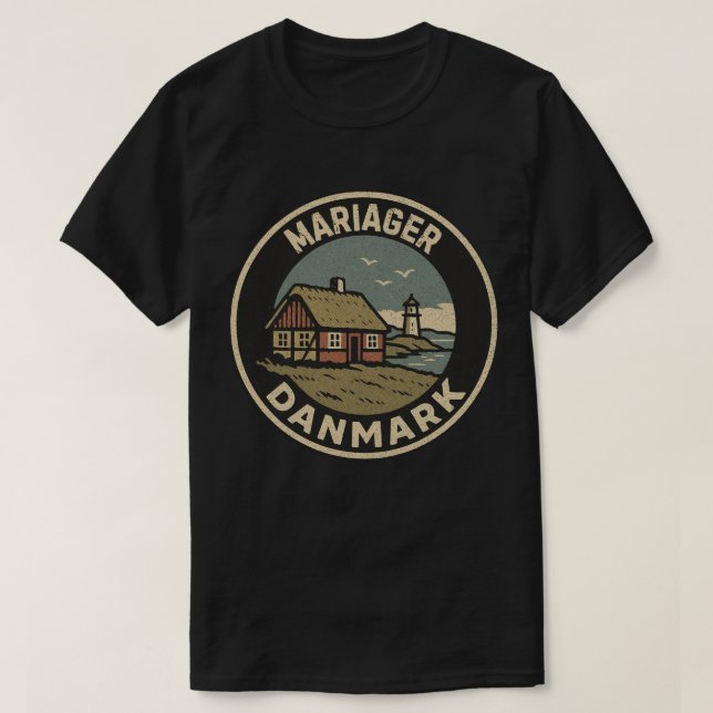 T-shirt Mariager, Danemark Danemark  (Design devant)