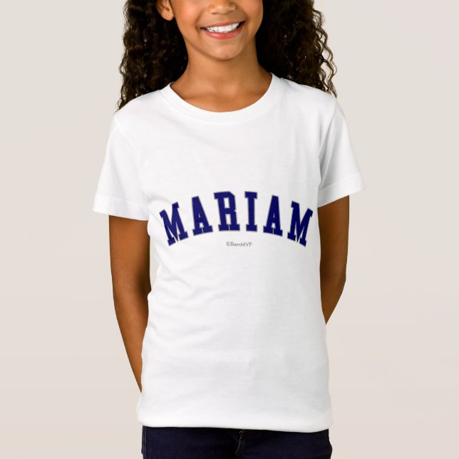 T-Shirt Mariam (Devant)