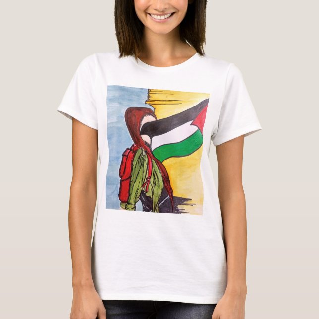T-shirt Mariam Afifi Palestine (Devant)