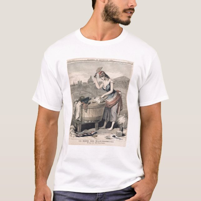 T-shirt Marianne la reine des blanchisseuses (Devant)