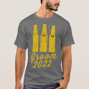 T-shirt Marié 2022 Drôles de garçons d'honneur Enterrement