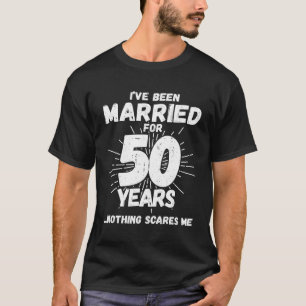 T-shirt Marié 50 Ans 50E Anniversaire Du Mariage