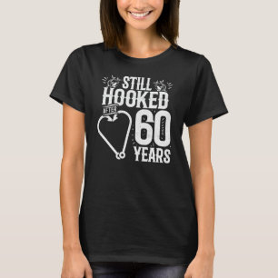 T-shirt Marié 60 ans - Couple de pêche - 60e Mariage A