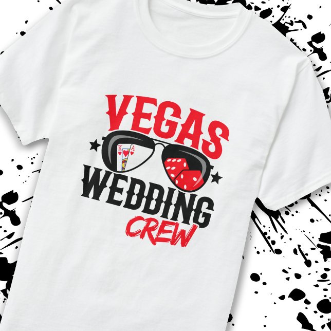 T-shirt Marié à Las Vegas - Vegas Wedding Party (Créateur téléchargé)