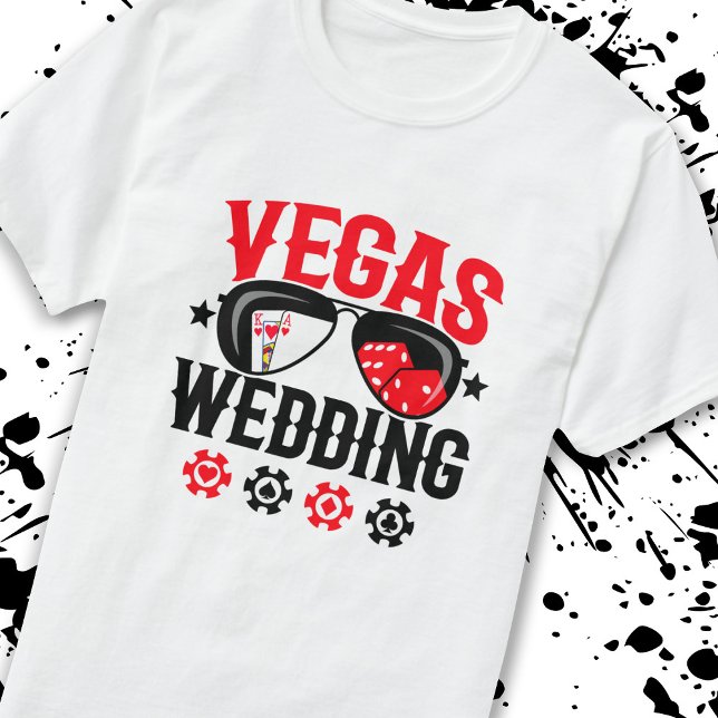 T-shirt Marié à Las Vegas - Vegas Wedding Party (Créateur téléchargé)