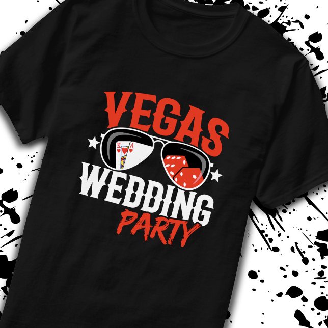 T-shirt Marié à Las Vegas - Vegas Wedding Party (Créateur téléchargé)