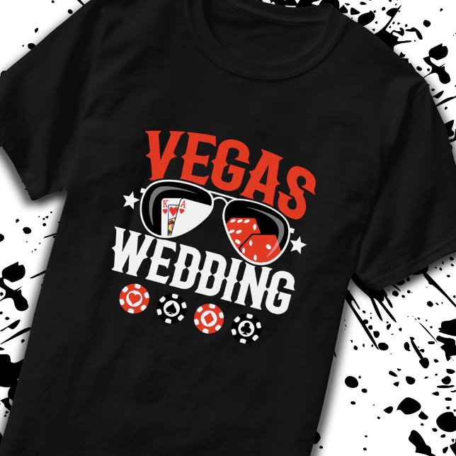 T-shirt Marié à Las Vegas - Vegas Wedding Party (Créateur téléchargé)
