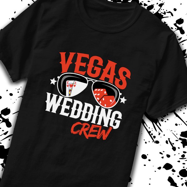 T-shirt Marié à Las Vegas - Vegas Wedding Party (Créateur téléchargé)