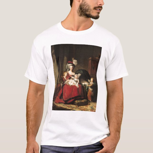 T-shirt Marie-Antoinette et ses enfants, 1787 (Devant)