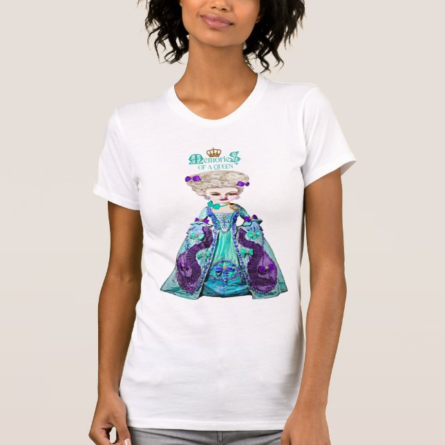 T-shirt Marie Antoinette Je n’ai pas été élevé J’ai été co (Devant)