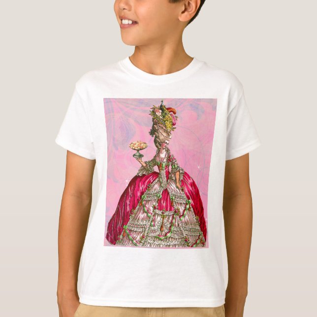 T-shirt Marie Antoinette Les Laisse Manger Du Gâteau (Devant)
