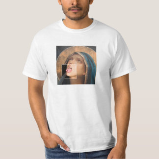 T-shirt Marie avec un couteau