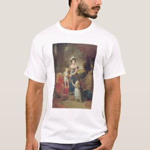 T-shirt Marie-Caroline de Bourbon avec ses enfants