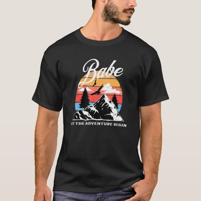 T-shirt Marie-Célibataire Rustique Mariage Extérieur Par (Devant)