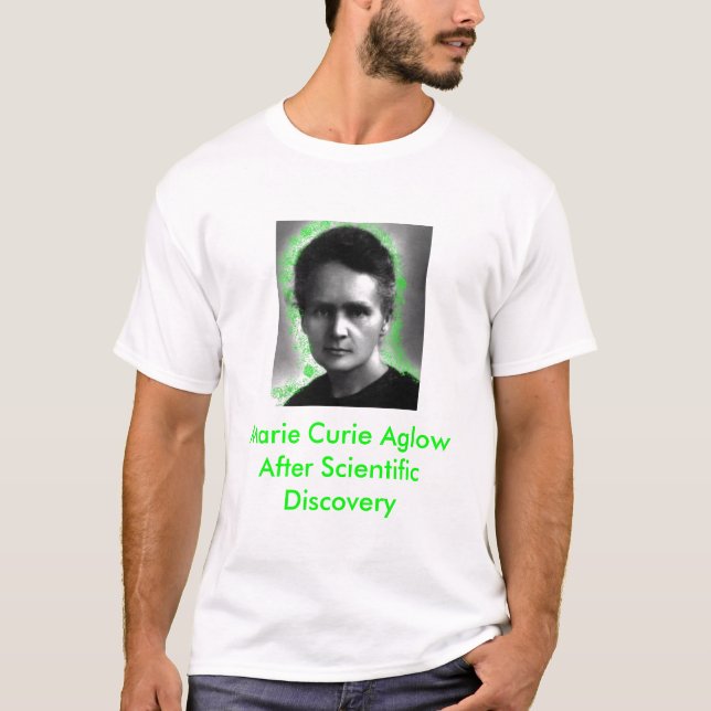 T-shirt Marie Curie embrasée (Devant)