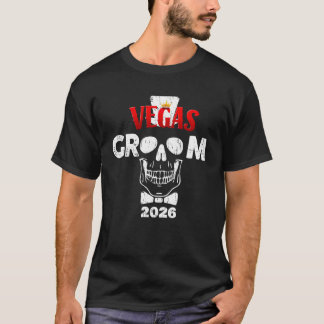 T-shirt Marié Enterrement de Vie de Garçon Groupe Vegas 20