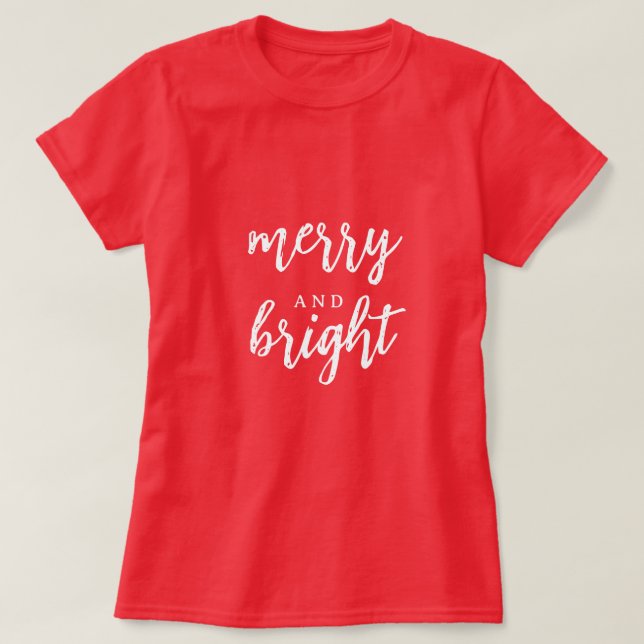 T-shirt marié et moderne lumineux (Design devant)