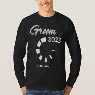 T-shirt Marié homme 2023 chargement pour mariage ou enterr