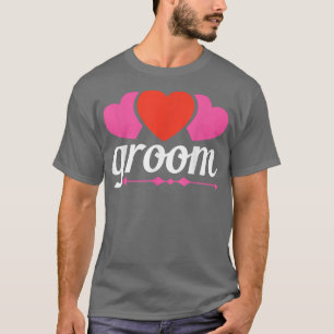 T-shirt Marié Homme Mignon Mariage Couple de Nouveaux Mari