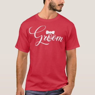 T-shirt Marié Hommes Mignon Engagement Mariés Nouvellement