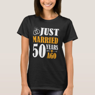 T-shirt Marié il y a 50 ans, 50e anniversaire de Mariage
