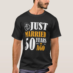 T-shirt Marié il y a 50 ans, 50e anniversaire de Mariage