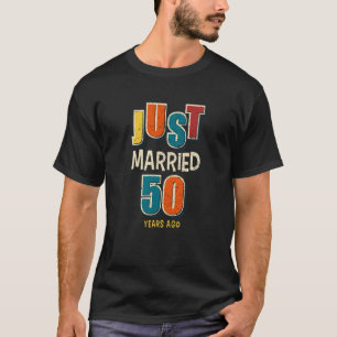 T-shirt Marié il y a 50 ans, 50e anniversaire de Mariage