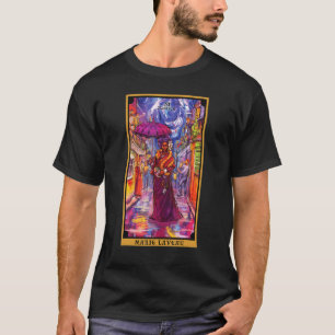 T-shirt Marie Laveau Justice Tarot Card Voodoo Witch Nouve