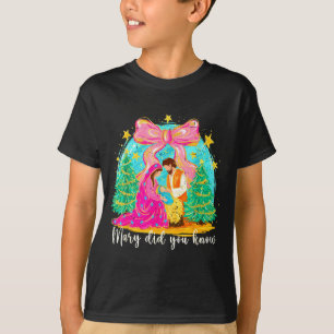 T-shirt Marie, le saviez-vous Scène de la Nativité chrétie