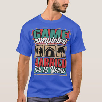 T-shirt Marié pendant 15 ans I 15e Mariage