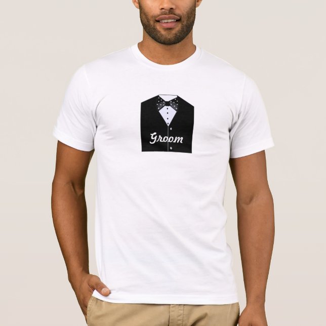 T-shirt Marié Smoking (Devant)