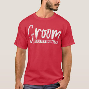 T-shirt Marié sous nouvelle direction Drôle Mariage Marié 