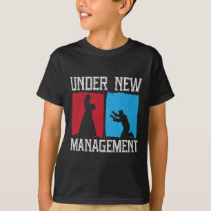 T-shirt Marié sous nouvelle direction Enterrement de vie d