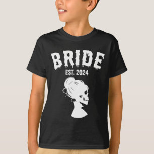 T-shirt Marié squelette couples mariée mariage salle