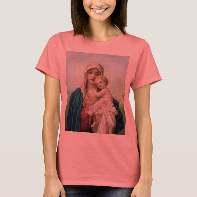 T-shirt Marie tenant Jésus (Devant)